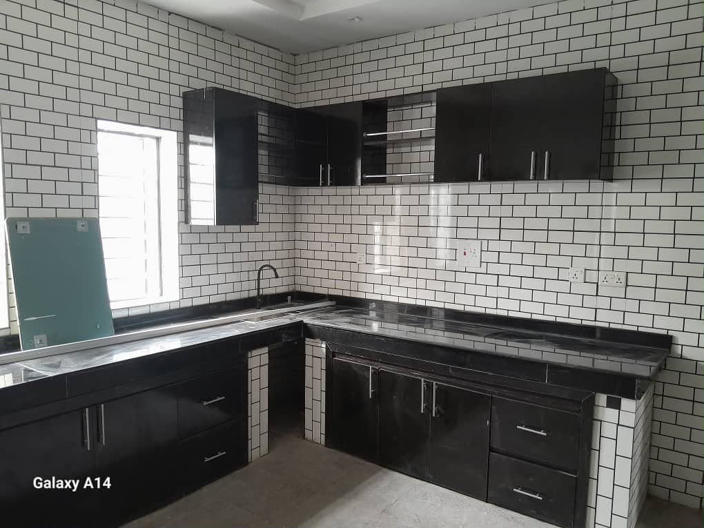 Modern Kitchen Interior and Cabinet Installation — Real Estate project in Abuja, FCT